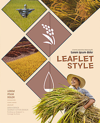 PSD 템플릿 편집 표지디자인 북디자인 출판디자인 표지 남자 리플렛 40대 2단접지 북커버 논 한명 웃음 팜플렛 상반신 성인 농사 한국인 수확 벼 농부 밀짚모자 허수아비 이미지템플릿 직업 모자_잡화 1 중년 농업 곡류 표정 사람 동양인 파일형식