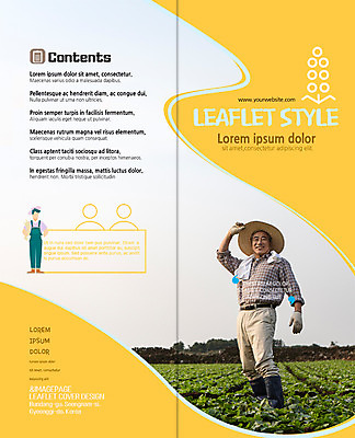 PSD 템플릿 편집 표지디자인 북디자인 출판디자인 표지 남자 리플렛 밭 2단접지 북커버 서기 웃음 팜플렛 성인 두명 수건 농사 한국인 60대 농부 밀짚모자 이미지템플릿 직업 모자_잡화 노년 농업 모션 표정 사람 동양인 위생용품 파일형식