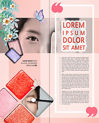 PSD 템플릿 편집 우먼라이프 표지디자인 북디자인 출판디자인 여자 꽃 내지 얼굴 리플렛 나비 2단접지 북커버 팜플렛 20대 성인 두명 화장 뷰티 한국인 눈화장 아이섀도 안구 이미지템플릿 아이섀도브러쉬 식물 라이프스타일 곤충 사람 동양인 청년 신체부위 화장품 메이크업브러쉬 파일형식