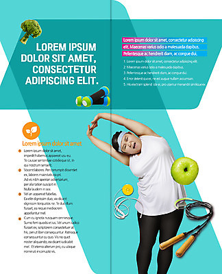 PSD 템플릿 편집 표지디자인 북디자인 출판디자인 여자 내지 리플렛 다이어트 2단접지 북커버 줄자 한명 팜플렛 성인 30대 운동복 운동 스트레칭 아령 한국인 사과 브로콜리 비만 줄넘기 옆구리운동 이미지템플릿 1 옷 채소 과일 자 건강 사람 동양인 장년 몸매 파일형식