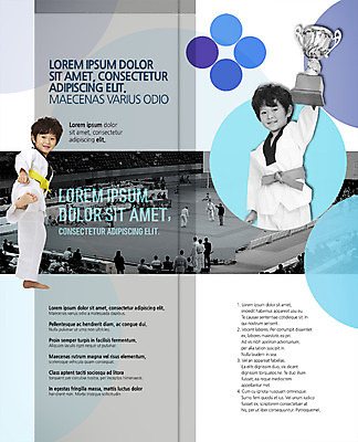 PSD 템플릿 편집 표지디자인 북디자인 출판디자인 남자 내지 어린이 리플렛 스포츠 2단접지 북커버 웃음 들기 팜플렛 여러명 운동 경기장 한국인 우승 킥 트로피 태권도 태권도복 태권도선수 이미지템플릿 다수 스포츠시설 모션 운동선수 표정 건강 도복 사람 동양인 격투기 최고 상_우승 파일형식