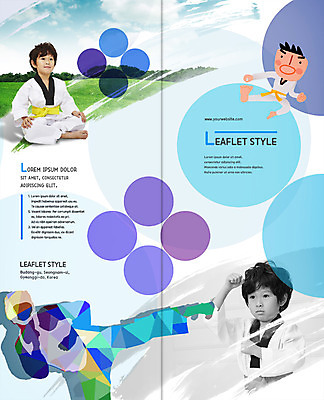 PSD 구름 템플릿 편집 표지디자인 북디자인 출판디자인 표지 남자 어린이 리플렛 스포츠 2단접지 북커버 하늘 앉기 팜플렛 잔디 여러명 운동 한국인 킥 태권도 태권도복 이미지템플릿 자연요소 식물 다수 모션 건강 도복 사람 동양인 격투기 파일형식