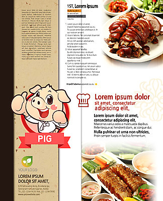 PSD 템플릿 편집 캐릭터 접시 표지디자인 북디자인 출판디자인 내지 한식 음식 리플렛 2단접지 북커버 오이 요리사모자 돼지고기 팜플렛 사람없음 당근 최고 돼지 보쌈 족발 이미지템플릿 모자_잡화 식기 채소 포유류 뿌리채소 육류 요리사 파일형식