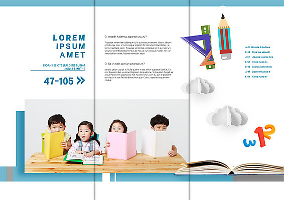 PSD 구름 템플릿 편집 표지디자인 북디자인 출판디자인 여자 어린이교육 교육 남자 내지 어린이 리플렛 북커버 3단접지 팜플렛 여러명 상반신 책 숫자 연필 한국인 책상 삼각자 이미지템플릿 자연요소 문자 가구 다수 학용품 자 사람 동양인 필기구 파일형식