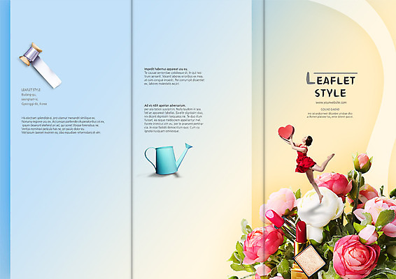 전신 PSD 템플릿 편집 표지디자인 북디자인 출판디자인 여자 표지 꽃 리본 리플렛 북커버 3단접지 한명 팜플렛 20대 성인 옆모습 물뿌리개 한국인 립스틱 아이섀도 하트상자 이미지템플릿 식물 1 뷰포인트 사람 동양인 청년 상자 화장품 파일형식