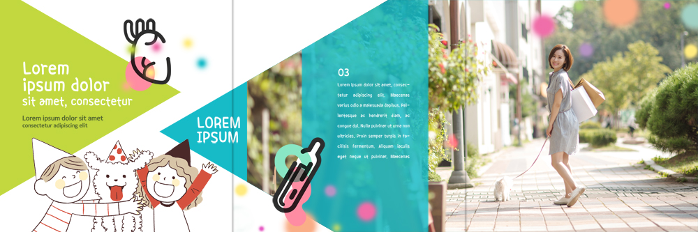 PSD 템플릿 편집 라이프스타일 표지디자인 북디자인 출판디자인 여자 남자 내지 어린이 리플렛 북커버 3단접지 팜플렛 성인 세명 30대 쇼핑백 한국인 개 목줄 동물병원 반려 이미지템플릿 가방 포유류 병원 사람 동양인 생활 장년 파일형식 반려용품