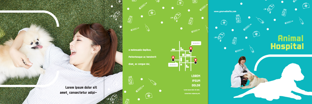 PSD 템플릿 편집 라이프스타일 표지디자인 북디자인 출판디자인 여자 표지 리플렛 북커버 3단접지 팜플렛 20대 성인 두명 30대 눕기 한국인 개 약도 수의사 반려 이미지템플릿 지도 포유류 모션 사람 동양인 청년 생활 장년 의사 파일형식