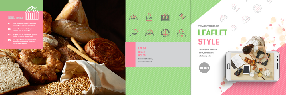 PSD 템플릿 편집 표지디자인 북디자인 출판디자인 여자 표지 음식 빵 리플렛 북커버 3단접지 곡류 요리 한명 팜플렛 성인 스마트폰 홈베이킹 자루 이미지템플릿 1 사람 핸드폰 스마트기기 제빵 파일형식