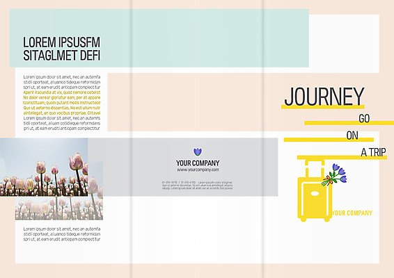 템플릿 편집 표지디자인 북디자인 출판디자인 표지 리플렛 여행 북커버 3단접지 팜플렛 사람없음 캐리어 튤립 이미지템플릿 AI파일 꽃 여행가방 파일형식 벡터