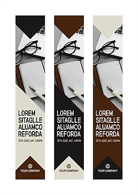 템플릿 배너 배너템플릿 세로배너 안경 사각프레임 사람없음 노트북 만년필 사무용품 공책 현수막 배너세트 AI파일 잡화 문구용품 프레임 세로 전자제품 세트 펜 사각형 파일형식 벡터