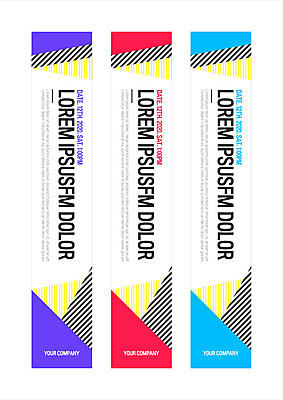 템플릿 배너 배너템플릿 세로배너 패턴 사각프레임 사람없음 줄무늬 현수막 삼각형 겹침 배너세트 AI파일 도형 무늬 프레임 세로 세트 사각형 파일형식 벡터