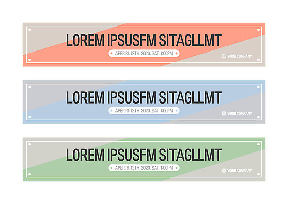 템플릿 배너 배너템플릿 가로배너 사각프레임 프레임 사람없음 현수막 배너세트 AI파일 가로 세트 사각형 파일형식 벡터