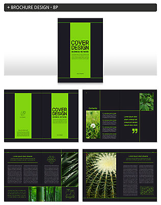 템플릿 ZIP 자연 선인장 팜플렛 사람없음 민들레 대나무 인디자인 INDD 이미지템플릿 나무 식물 꽃 생태계 파일형식