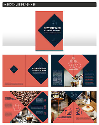 템플릿 ZIP 커피 팜플렛 사람없음 원두 인디자인 INDD 이미지템플릿 음료 파일형식