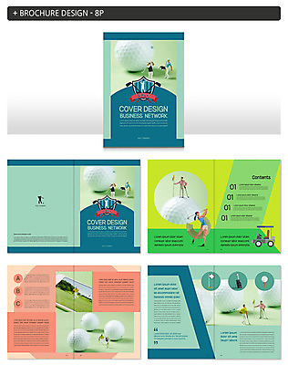 템플릿 여자 남자 ZIP 골프 골프공 팜플렛 여러명 성인 미니어처 인디자인 INDD 이미지템플릿 다수 공 골프용품 사람 구기 모형 파일형식