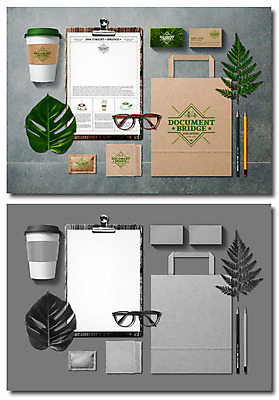 PSD 편집 편집이미지 종이 안경 명함 나뭇잎 사람없음 쇼핑백 연필 사무용품 종이컵 알림 홍보물 서류판 기업홍보 목업 플랫레이 브랜딩 가로명함 이미지편집 잡화 잎 가방 문구용품 학용품 컵 필기구 플랫 일회용 파일형식