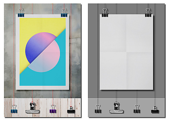 PSD 편집 편집이미지 종이 사람없음 사무용품 알림 홍보물 서류집게 기업홍보 목업 플랫레이 브랜딩 이미지편집 문구용품 집게 플랫 파일형식