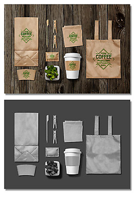 PSD 편집 편집이미지 화분 사람없음 종이봉투 종이컵 일회용 알림 홍보물 냅킨 메모집게 에코백 커피용품 기업홍보 목업 플랫레이 브랜딩 이미지편집 가방 봉투 집게 컵 플랫 오브젝트 에코 파일형식