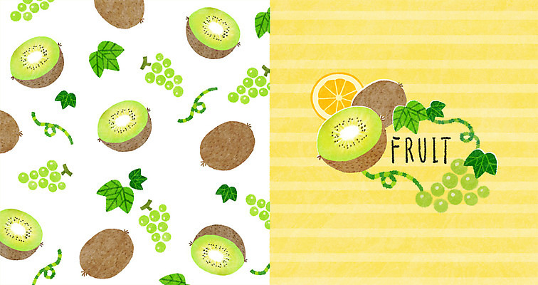 PSD 패턴 과일 일러스트 키위 사람없음 패턴백그라운드 청포도 아기자기 국내일러스트 백그라운드 컨셉 무늬 포도 파일형식