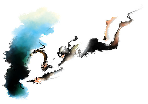 PSD 여자 일러스트 캘리그라피 성인 수집 해녀 해녀도구 국내일러스트 직업 사람 도구 파일형식