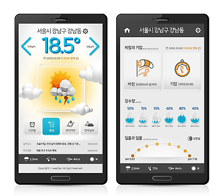 PSD 구름 템플릿 웹템플릿 디자인시안 모바일 날씨 사람없음 태양 어플리케이션 빗방울 모바일템플릿 모바일웹 이미지템플릿 자연요소 비_날씨 파일형식
