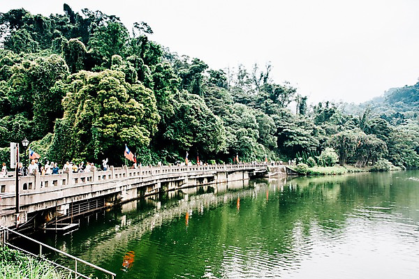 포토 JPG 주간 나무 해외풍경 호수 여러명 야외 군중 대만 가교 국내포토 자연요소 식물 해외 건축물 아시아 다수 사람 풍경 파일형식