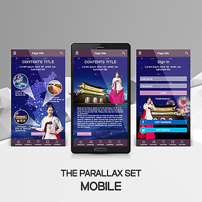 PSD 템플릿 여자 여행 웹템플릿 모바일 불꽃놀이 성인 세명 궁전 한국인 한복 모바일템플릿 모바일웹 국내여행 패럴렉스 이미지템플릿 한국전통 고건축 놀이 사람 동양인 전통의상 파일형식