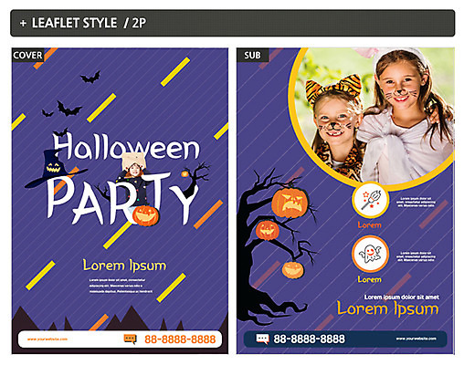 서양인 외국인 나무 템플릿 여자 ZIP 포스터 어린이 리플렛 세명 분장 할로윈 머리띠 전단템플릿 전단 잭오랜턴 인디자인 INDD 이미지템플릿 식물 장신구 사람 인종 홍보물 파일형식