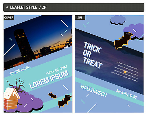 템플릿 ZIP 포스터 리플렛 세마리 빌딩 사람없음 할로윈 전단템플릿 전단 박쥐 과자집 인디자인 INDD 이미지템플릿 포유류 3 건물 홍보물 파일형식