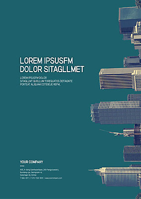 템플릿 표지 빌딩 사람없음 도시 프레젠테이션 문서템플릿 서식 레이아웃 문서 제안서 이미지템플릿 AI파일 건물 파일형식 벡터