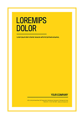 템플릿 표지 사람없음 노란색 프레젠테이션 문서템플릿 서식 레이아웃 문서 제안서 이미지템플릿 AI파일 컬러 파일형식 벡터