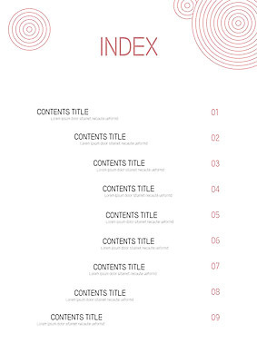 템플릿 내지 사람없음 원형 프레젠테이션 문서템플릿 서식 레이아웃 문서 제안서 목차 이미지템플릿 AI파일 도형 파일형식 벡터