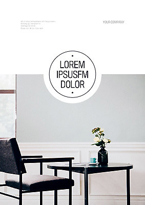 템플릿 표지 사람없음 꽃병 원형 프레젠테이션 책상 문서템플릿 서식 레이아웃 문서 제안서 이미지템플릿 AI파일 도형 꽃 가구 파일형식 벡터