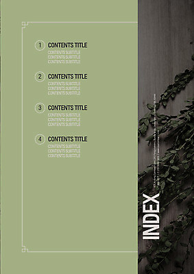 식물 템플릿 내지 사람없음 프레젠테이션 문서템플릿 서식 레이아웃 문서 제안서 목차 이미지템플릿 AI파일 파일형식 벡터