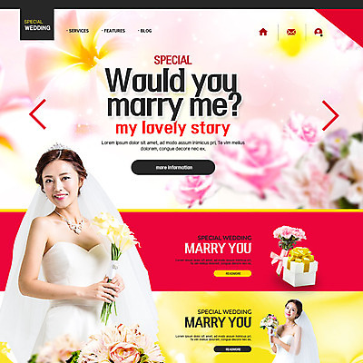 PSD 템플릿 여자 행복 부케 웨딩드레스 웹템플릿 결혼 이벤트페이지 미소 이벤트 성인 두명 30대 선물상자 한국인 성인여자만 이미지템플릿 드레스 감정 꽃다발 표정 선물 사람 동양인 장년 상자 페이지 여자만 성인만 파일형식