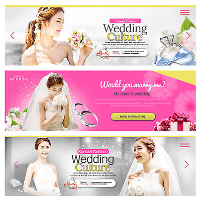 PSD 템플릿 배너 여자 행복 신부 부케 웨딩드레스 웹템플릿 결혼 미소 들기 여러명 성인 30대 눈감음 한국인 결혼반지 이벤트배너 웹배너 성인여자만 이미지템플릿 드레스 감정 꽃다발 다수 모션 표정 사람 동양인 이벤트 장년 반지 여자만 성인만 파일형식