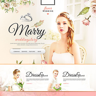 PSD 서양인 템플릿 여자 신부 부케 웨딩드레스 웹템플릿 결혼 이벤트페이지 미소 이벤트 20대 성인 세명 장미 다이아몬드반지 예식장 성인여자만 이미지템플릿 외국인 드레스 꽃 꽃다발 표정 사람 청년 공간 반지 페이지 여자만 성인만 파일형식