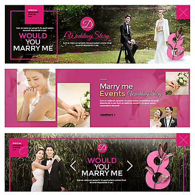 PSD 템플릿 배너 커플 여자 남자 행복 신부 부케 웨딩드레스 웹템플릿 신랑 결혼 미소 정장 턱시도 여러명 성인 야외 30대 한국인 기념촬영 대나무숲 이벤트배너 웹배너 성인만 이미지템플릿 드레스 옷 감정 꽃다발 다수 관계 표정 사람 동양인 이벤트 장년 사진촬영 숲 대나무 파일형식