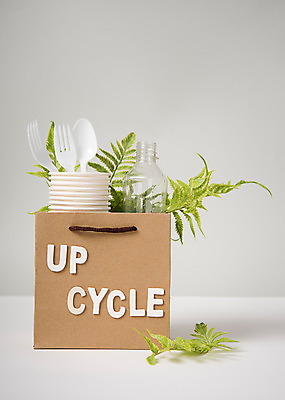 포토 JPG 스튜디오촬영 포크 잎 실내 사람없음 종이봉투 자연보호 환경 숟가락 그린캠페인 재활용 종이컵 에코 페트병 업사이클링 국내포토 식물 식기 캠페인 자연 봉투 수저 내부 컵 보호 일회용 친환경 병_담는 파일형식