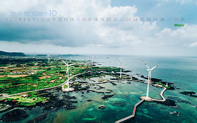 JPG 월페이퍼 바탕화면 10월 날짜 파일형식