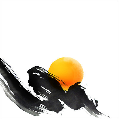 백그라운드 무늬 패턴 일러스트 캘리그라피 붓터치 한국 사람없음 패턴백그라운드 보름달 먹 입체 번짐 국내일러스트 AI파일 아시아 서예 달 파일형식 벡터 효과