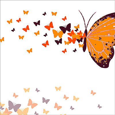 나비 백그라운드 무늬 패턴 일러스트 사람없음 패턴백그라운드 입체 나비무늬 국내일러스트 AI파일 곤충 파일형식 벡터