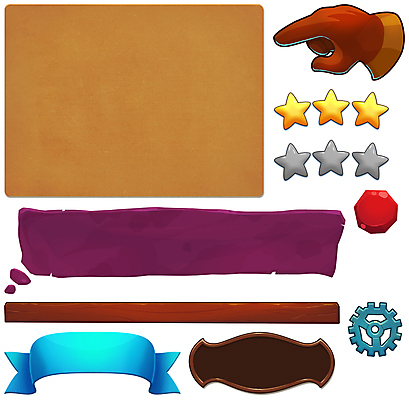 JPG 해외이미지 별 리본 일러스트 프레임 사람없음 게임 가리킴 톱니바퀴 손모양 UI 엘리먼트 인터페이스 프레임일러스트 해외202004 해외일러스트 자연요소 모양 놀이 손짓 파일형식 손_신체부위 이미지허브