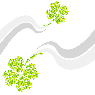 나비 백그라운드 무늬 패턴 곡선 일러스트 사람없음 패턴백그라운드 네잎클로버 입체 국내일러스트 AI파일 식물 선 곤충 클로버 파일형식 벡터