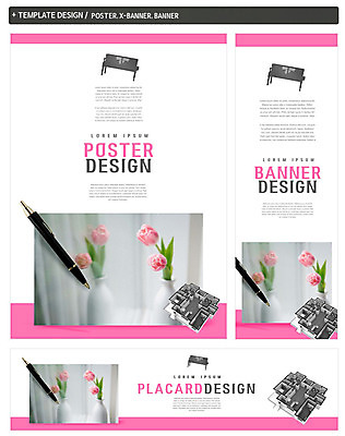 PSD 배너 배너템플릿 가로배너 ZIP 포스터 세로배너 벤치 사람없음 인테리어 세트 볼펜 꽃병 설계도 튤립 현수막 템플릿 디자인 꽃 의자 건설업 가로 세로 펜 파일형식