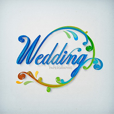 PSD 영어 종이 결혼 일러스트 타이포그라피 사람없음 페이퍼아트 질감 국내일러스트 문자 이벤트 파일형식