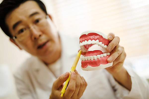 포토 JPG 남자 중년 50대 의학 실내 치과 한명 앉기 상반신 앞모습 한국인 가리킴 치과의사 치아모형 진료실 중년남자한명만 국내포토 1 뷰포인트 모션 병원 사람 동양인 손짓 성인 내부 진료 의사 치아 남자한명만 중년남자만 파일형식