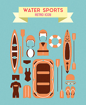 아이콘 수영복 사람없음 헬멧 급류타기 노 복고 카누 카약 구명조끼 튜브 래프팅보트 2D아이콘 AI파일 옷 수상스포츠 보호장비 구조용품 선박 파일형식 벡터