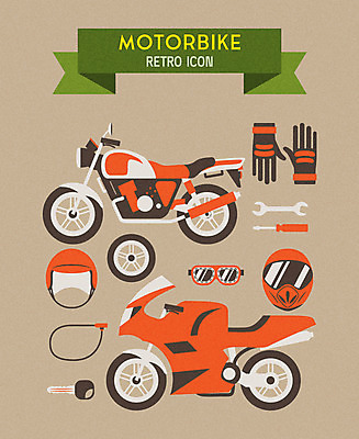 아이콘 장갑 열쇠 고글 사람없음 오토바이 공구 바퀴 헬멧 키_도구 복고 2D아이콘 AI파일 잡화 바이크 도구 보호장비 파일형식 벡터