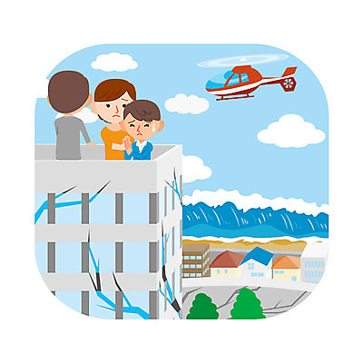 여자 남자 어린이 바다 일러스트 서기 상반신 성인 구출 헬리콥터 옥상 자연재해 구조헬기 대피 지진 해일 국내일러스트 AI파일 모션 비행기 사람 도움 재해 파일형식 벡터